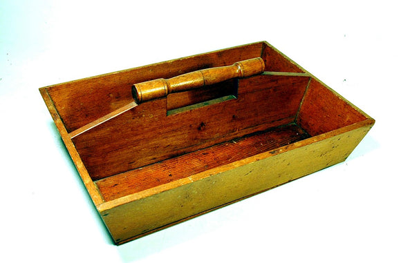 Antique maple cutlery tray