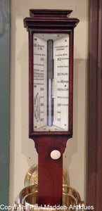 Antique Marine Barometer by H. Negretti circa 1845