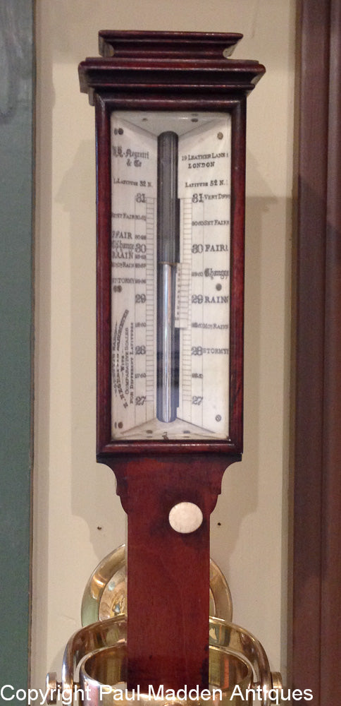 Antique Marine Barometer by H. Negretti circa 1845