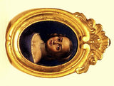 Antique miniature oil on COPPER