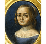 Antique miniature oil on COPPER