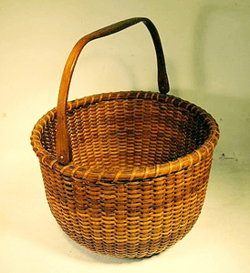 Antique Nantucket Liship basket A.D.WILLIAMS1922
