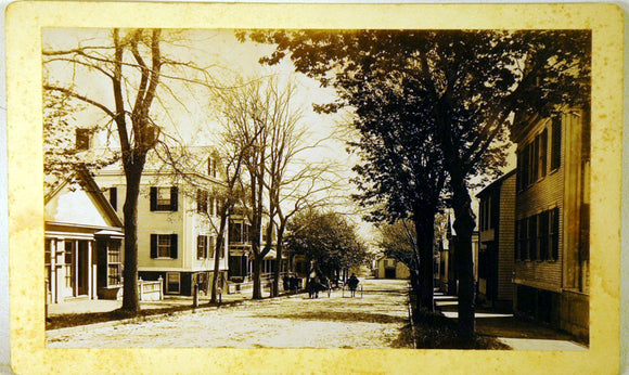 Antique Nantucket original photograph of Broad Street