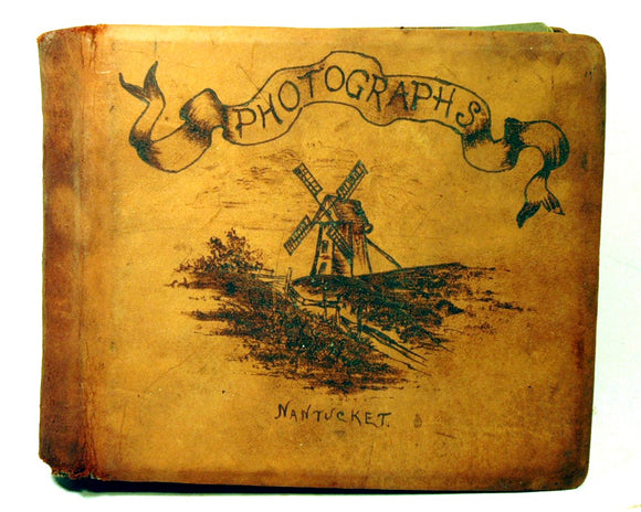 Antique Nantucket photograph album circa 1910.