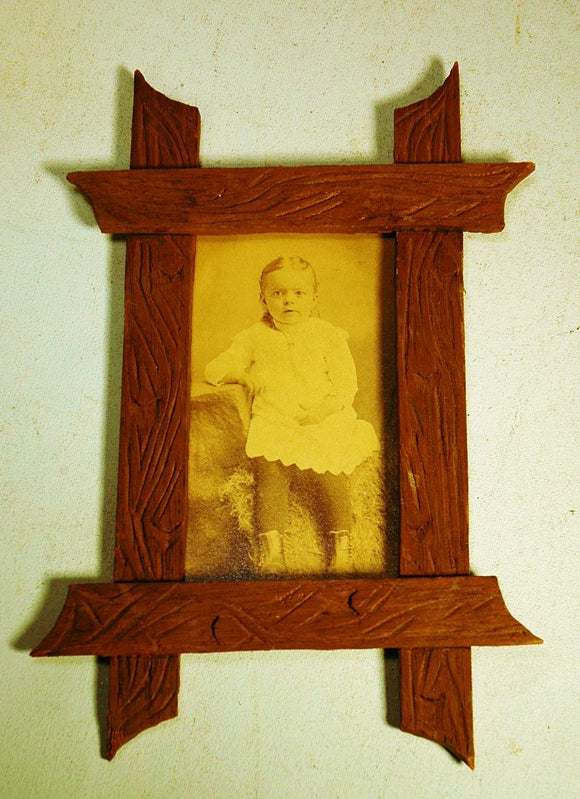 Antique Nantucket photograph of child by J.FREEMAN