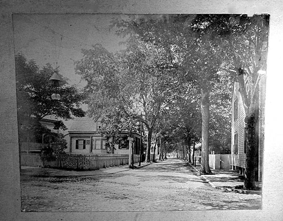 Antique Nantucket photograph of North Water St