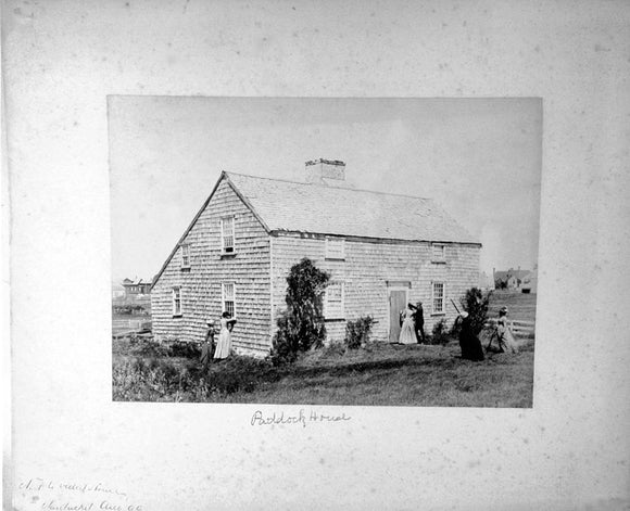 Antique Nantucket photograph of the old Paddock House 1890