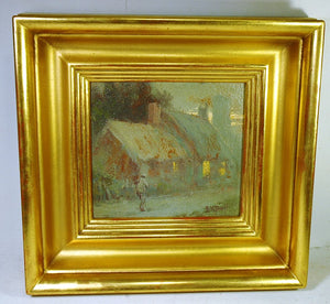 Antique o/b painting by Arthur V. Diehl