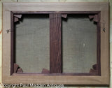Antique Oil Painting of Interior Hearth by James Walter Folger