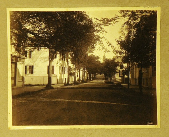 Antique original photograph of Nantucket