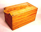 Antique painted and grained "candle" box