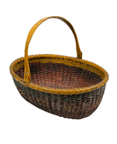 Antique Painted Nantucket Basket