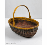 Antique Painted Nantucket Basket