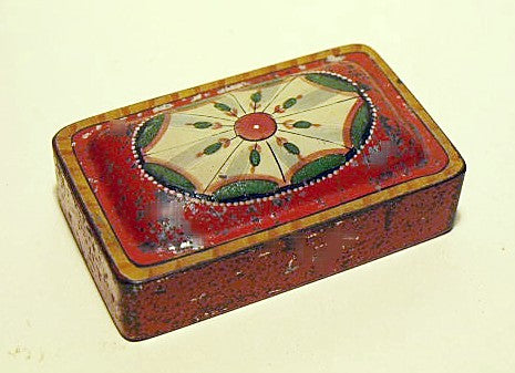 Antique painted snuff box