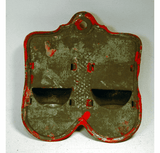 Antique painted tin MATCH HOLDER