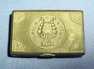 Antique pewter shuff box