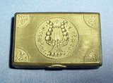 Antique pewter shuff box