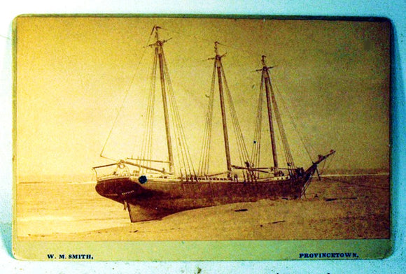 Antique Provincetown  ship wreck photograph