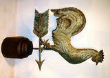 Antique ROOSTER WEATHERVANE by Fiske