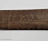 Antique scrimshaw baleen busk