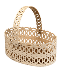 Antique Scrimshaw Panbone Basket Masterpiece