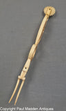 Antique Scrimshaw Pie Crimper with Hearts