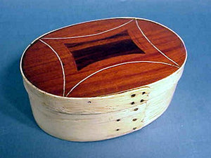 Antique scrimshaw whalebone ditty box