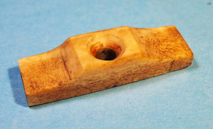 Antique scrimshaw whalebone toggle latch from Plymouth
