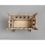 Antique Scrimshaw Whalebone Toy Cradle