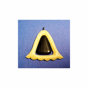 Antique Scrimshaw Whalebone Pendant