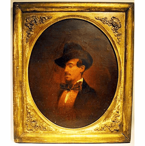 Antique selfportrait of Charles Furneaux 1870