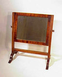 Antique Sheraton style dressing looking-glass.