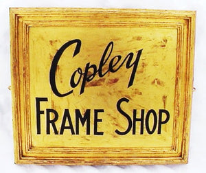 Antique sign  COPLEY FRAME SHOP