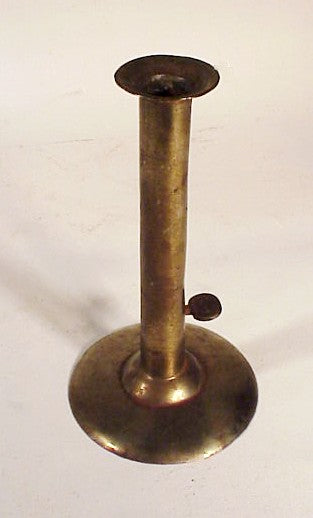 Antique signed HOGSCRAPER candlestick