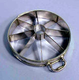Antique silver Continental fruit corer circa 1875