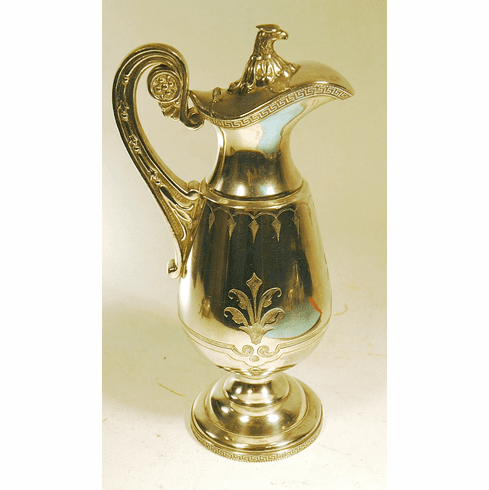 Antique silver EWER with Victorian revival designs