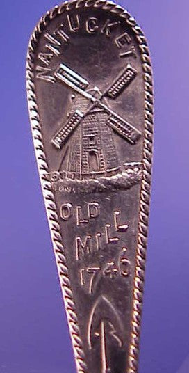 Antique silver Nantucket souvenir spoon