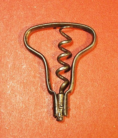 Antique small folding corkscrew HAVELL