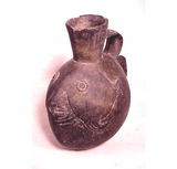 Antique South American FISH bottle