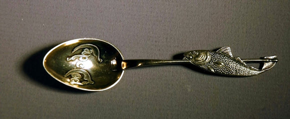 Antique sterling silver Cape Cod souvenir spoon