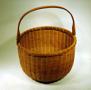 Antique swing handle Nantucket Lightship basket Sylvaro
