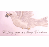 Antique Victorian print 'Merry Christmas"