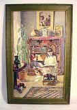 Antique watercolor by Frances B. Townsend