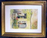Antique watercolor by H. ANTHONY DYER