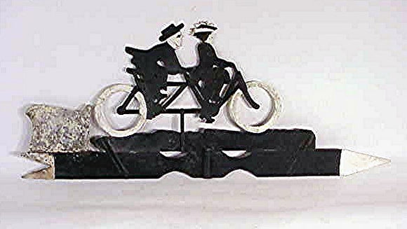 Antique WEATHERVANE - Bicycle for TWO