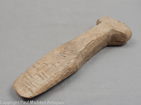 Antique Whalebone Adze from Nantucket