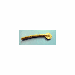 Antique whalebone crimper with HEART