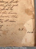Antique Whaling Journal of Ship Shylock, Rochester, MA 1835 - 1837
