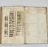 Antique Whaling Logbook - Bark Marcella of New Bedford 1844-1845