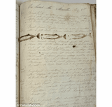 Antique Whaling Logbook - Bark Marcella of New Bedford 1844-1845